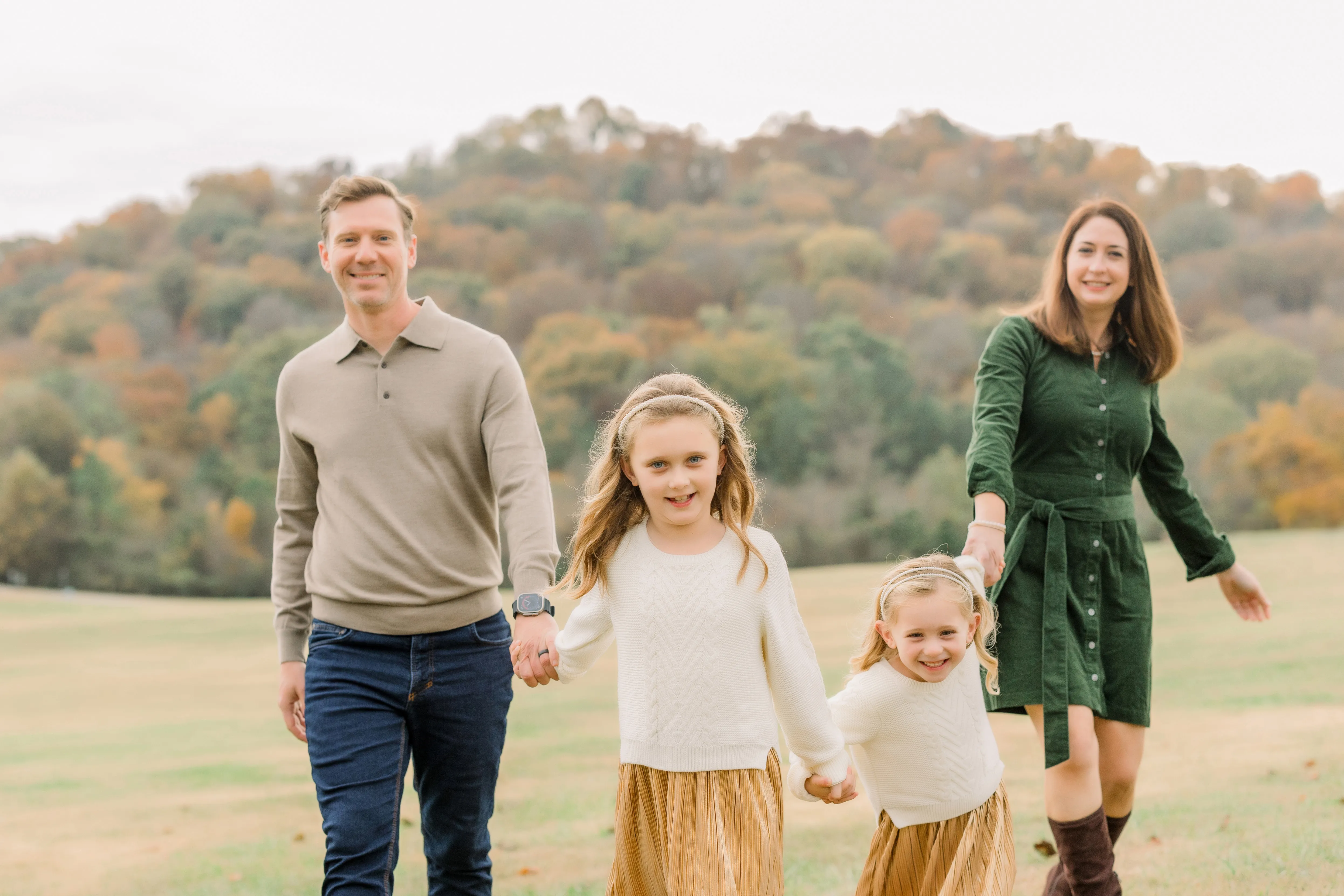The Shearer family, Drs. Mandy and Robert with their two daughters